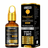 SLIDARO Vitamin C + E Skin Brightening Serum, With Botanical Oils, Radiance in 7 Days, 30ml
