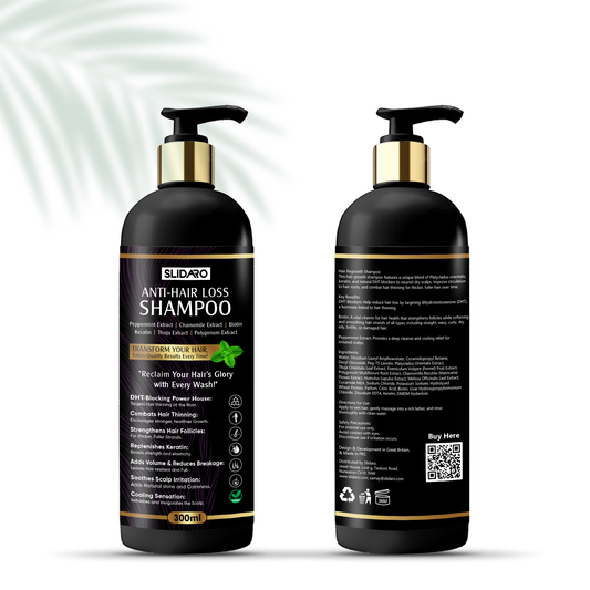 SLIDARO Anti-Hair Loss Shampoo – Strengthen, Nourish & Rejuvenate Your Hair