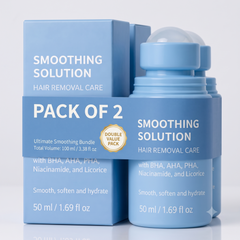Slidaro Smoothing Solution Hair Removal Care, Exfoliating & Hydrating, with BHA, AHA, PHA, Niacinamide & Licorice, 50ml