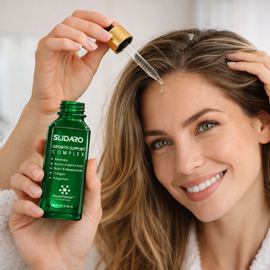 LIDARO Growth Support Complex, Advanced Hair and Skin Supplement with Rosemary, Biotin, Collagen & More