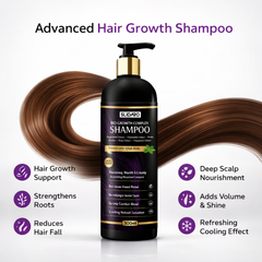 SLIDARO Anti-Hair Loss Shampoo, Proven DHT-Blocking Formula for Stronger, Thicker Hair, 300ml